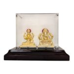 999 Pure silver Lakshmi Ganesh Idol in Dome