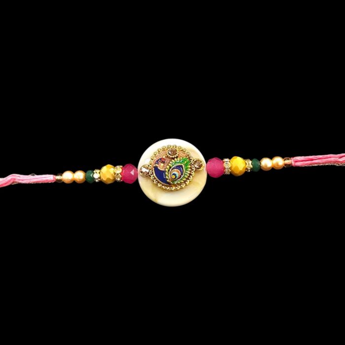 Close up of Designer Rakhi - Murli Krishna
