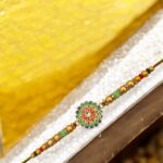 Stylish Kundan Rakhi | Ships from Canada | Quick and guaranteed Delivery