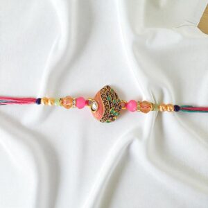 Stylish Kundan Rakhi