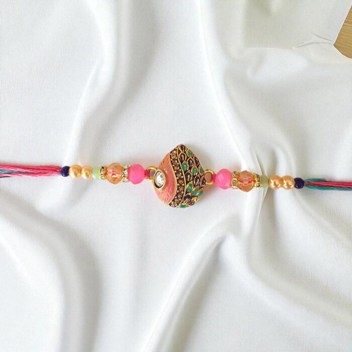 Stylish Kundan Rakhi