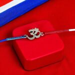 Pure Silver Rakhi - Om | 925 Sterling Silver Rakhi
