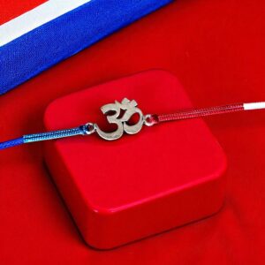 Pure Silver Rakhi - Om | 925 Sterling Silver Rakhi