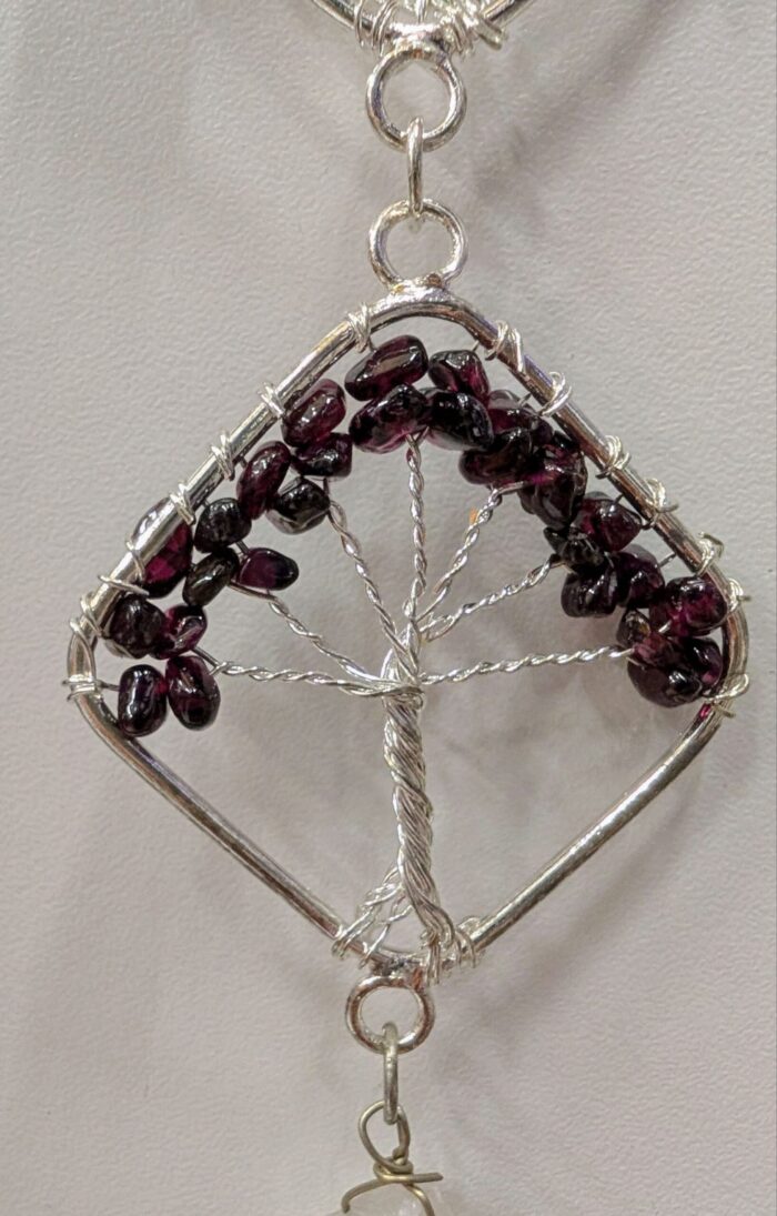 PXL_20250605_163538106~2.jpg Tree of Life Hanging Decor 7 Chakra Crystals - Wall Decor for Meditation room - Image 7