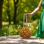 Designer Floral Potli Bag - Mustard