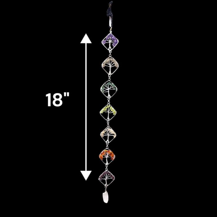 Photoroom-20250605_141139.webp Tree of Life Hanging Decor 7 Chakra Crystals - Wall Decor for Meditation room - Image 3