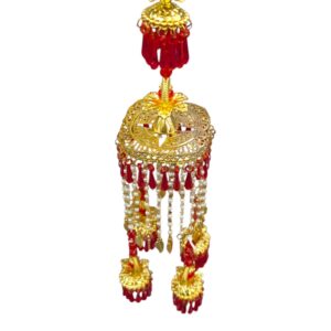 Bridal Kaleera with Red Beads