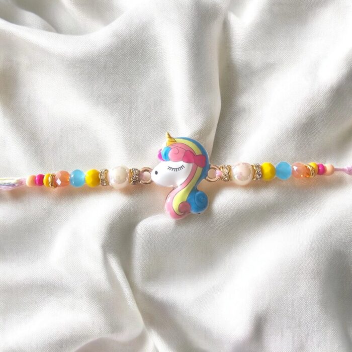 Make this Rakhi stand out for little ones with this Cute Unicorn - Kids Rakhi