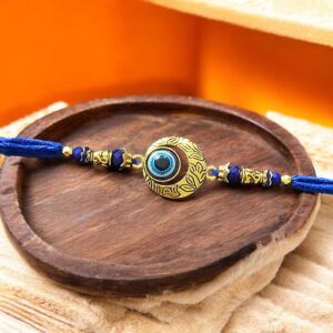 Evil eye Rakhi - Golden moon | Evil eye Rakhi