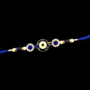Evil eye Rakhi - Cz stone | Send Rakhi to Canada | Send Rakhi to USA
