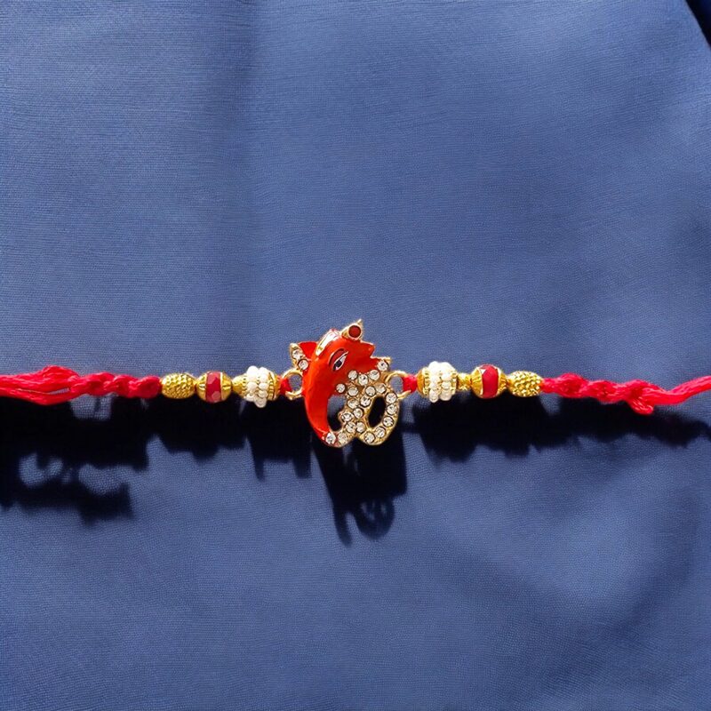 Auspicious Ganesha Rakhi | Chocolate Rakhi hamper to Canada