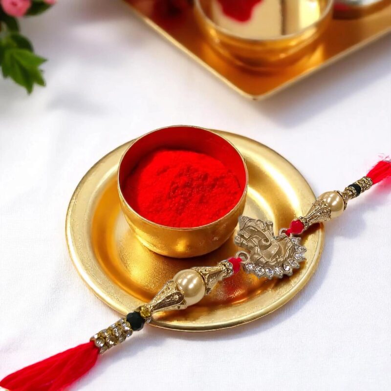 Auspicious Ganesh Rakhi | Create your Chocolate Rakhi Hamper