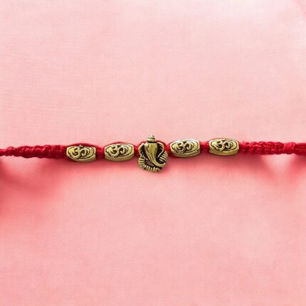Elegant minimalistic Ganesha Rakhi