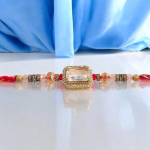 Premium Designer Rakhi with Cz stone work | Easiest way to order Rakhi in Canada from India | Create your Rakhi hamper