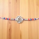 Pure Silver Rakhi - Om | Sterling Silver Om Rakhi | Chandi ki Rakhi in USA