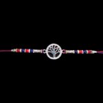 Pure Silver Rakhi - Tree of life | 925 Sterling Silver Rakhi