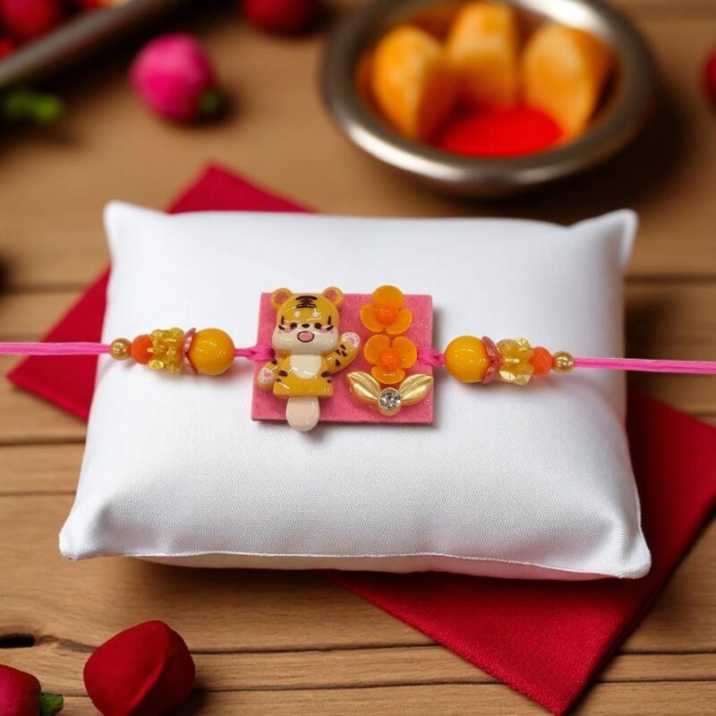 Cute 3d Teddy Bear - Kids Rakhi | Fancy Rakhi for toddlers and Kids | Ships to Canada and USA only