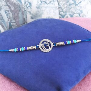 Sterling Silver Ik onkar Rakhi for your brother in Canada/US | Quick shipping across CA and US.