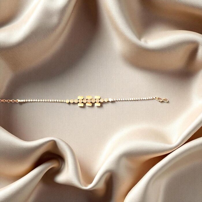 Stylish AD stone bracelet - Rose gold | Gift for her Stylish AD stone bracelet - Rose gold | Gift for her