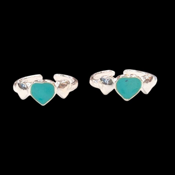Pair of Pure Silver Toe Rings | Adjustable Toe rings - Image 5