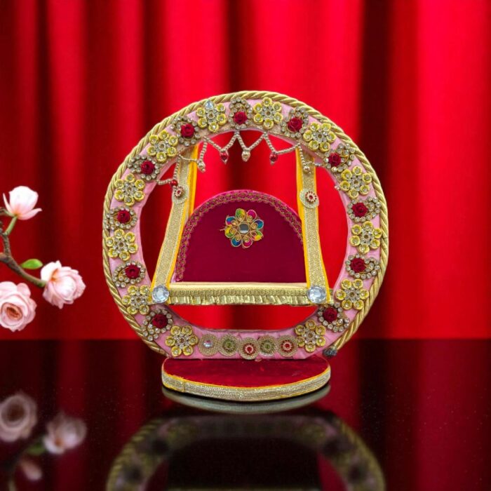 Handmade Laddu Gopal Jhula | 13 inch - Image 1
