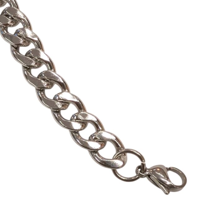 10mm Wide Link Chain Bracelet - Image 3