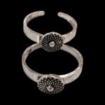 Pair of Pure Silver Toe Rings | Adjustable Toe rings
