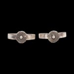 Pair of Pure Silver Toe Rings | Adjustable Toe rings