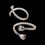 Pair of Sleek Silver Toe Rings