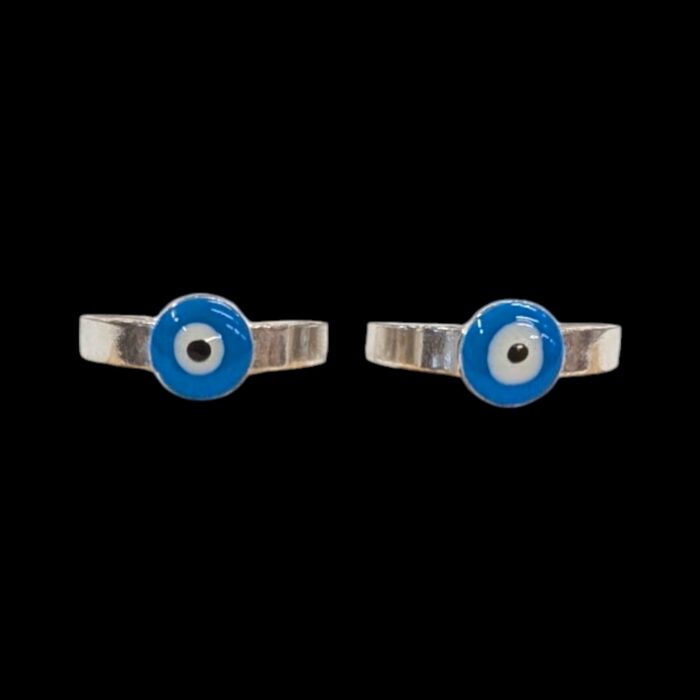 Pair of silver toe rings