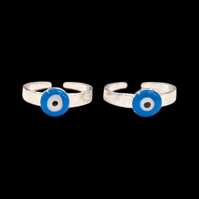 Pair of silver toe rings