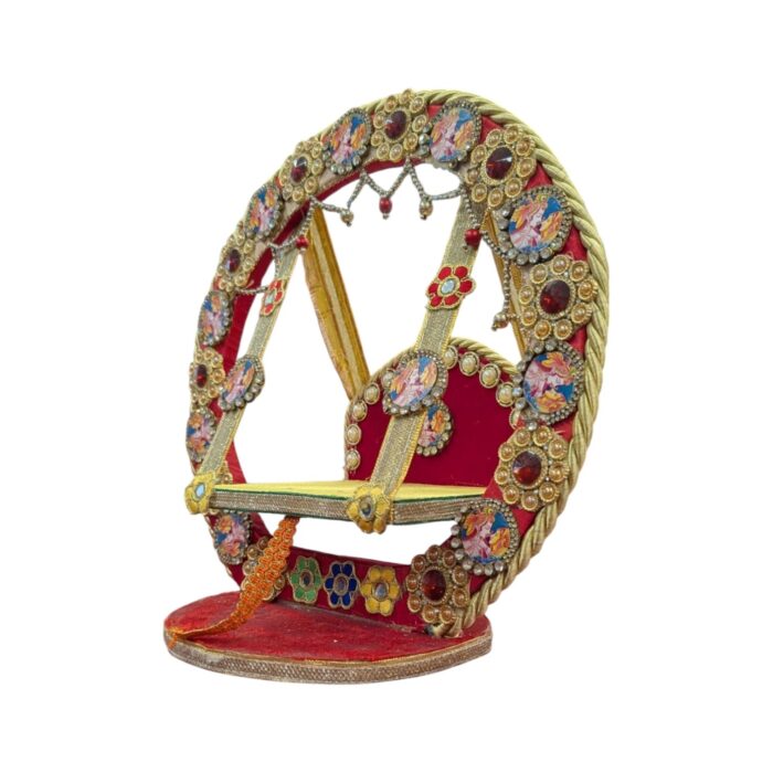 Handmade Laddu Gopal Jhula | 13 inch - Image 4