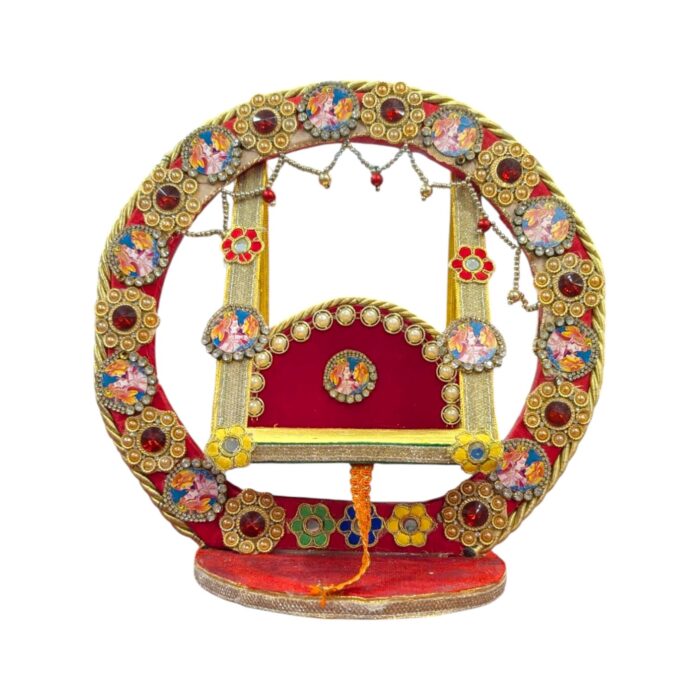 Handmade Laddu Gopal Jhula | 13 inch - Image 3