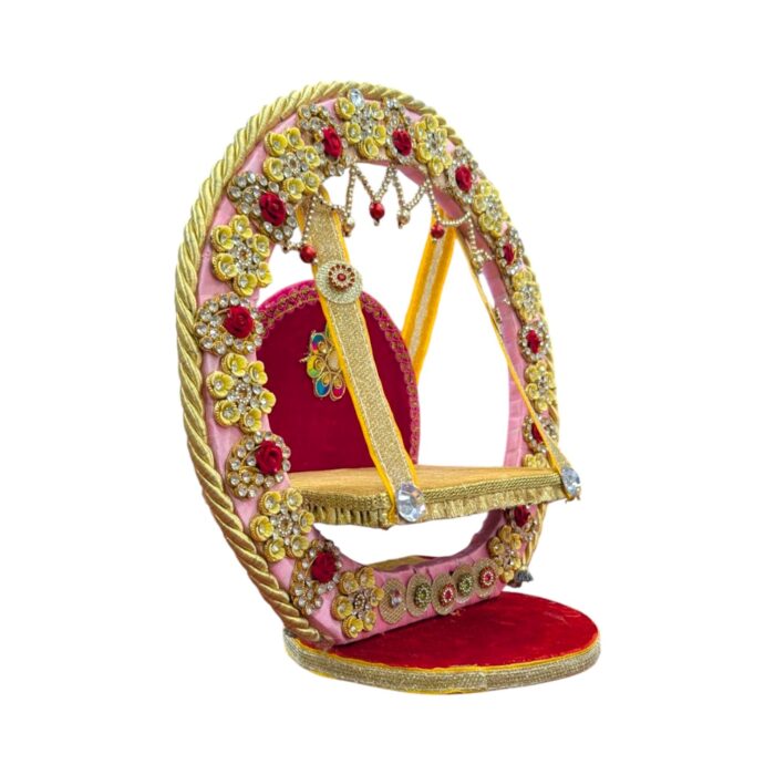 Handmade Laddu Gopal Jhula | 13 inch - Image 2
