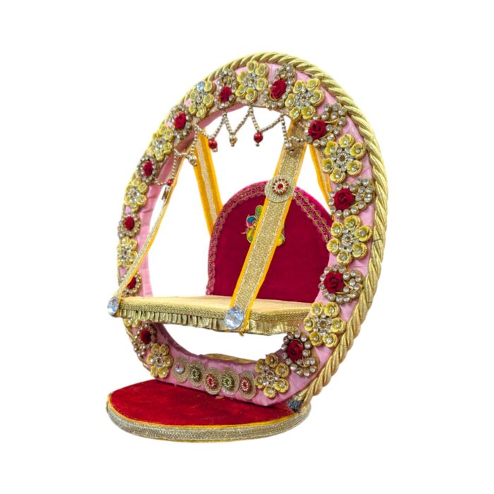Handmade Laddu Gopal Jhula | 13 inch - Image 4