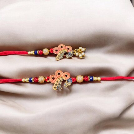 Matching Bhai Bhabhi Rakhi combo set | Quick shipping within Canada and USA