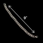 10mm Link Chain Bracelet | Metal Rakhi for bhai