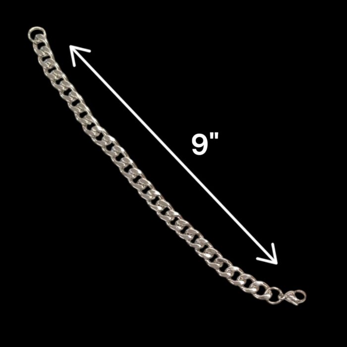 10mm Link Chain Bracelet | Metal Rakhi for bhai