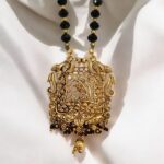 Golden Oxidized Necklace- Mayur | Ethnic Indian jewellery