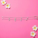 Pair of Pure Silver Anklet - 9 inch | Pure silver ankle bracelet