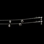Pair of Pure Silver Anklet - 9 inch | Pure silver ankle bracelet - Image 4