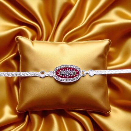 Silver Plated Rakhi bracelet in Canada