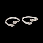 Pair of Pure Silver Toe Rings | Adjustable Toe rings