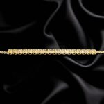 Stylish AD stone slim bracelet - Gold finish | Gift for her