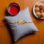 Golden meena rakhi