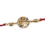 Shiv Golden Oxidized Rakhi