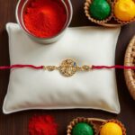 Shiv Golden Oxidized Rakhi