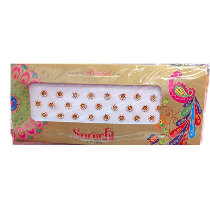 Fancy Bindi Red color - Pack of 2 - Image 2
