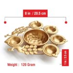 Peacock urli with Diya | Diwali Decorations