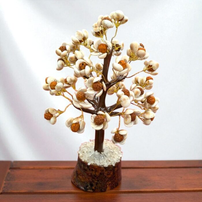 PXL_20250908_201948103 (1).jpg Rudraksha Gomti Chakra Beads Tree - Large - Image 1